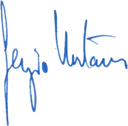 Signature of Sergio Montaner